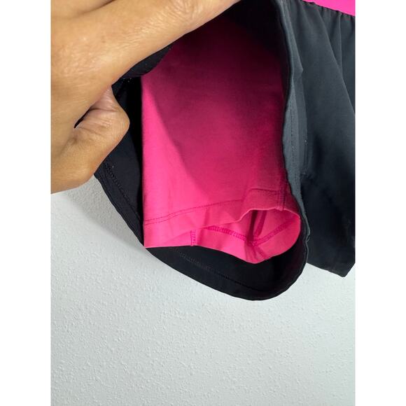 Nike Dri-FIT Just Do It Running Shorts Black Pink Size XS - Picture 2 of 7
